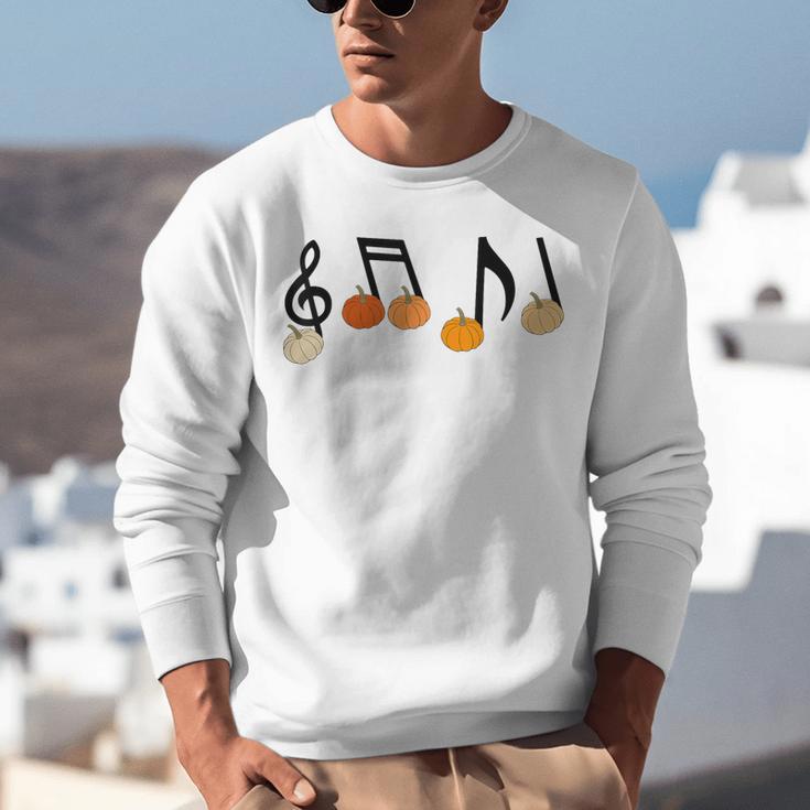 Music Notes Pumpkin Music Teacher Musician Fall Halloween Men Women Kids Unisex Sweatshirt, funny gift Music Notes Pumpkin Music Teacher Musician Fall Halloween Men Women Kids Unisex Sweatshirt, funny gift