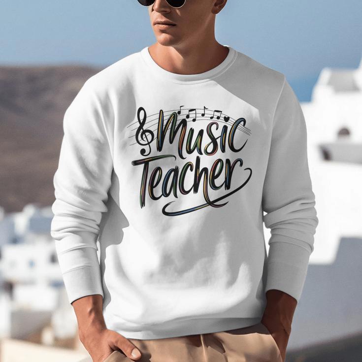 Music Teacher For Women Elementary First Day Of School Unisex Sweatshirt, funny gift Music Teacher For Women Elementary First Day Of School Unisex Sweatshirt, funny gift