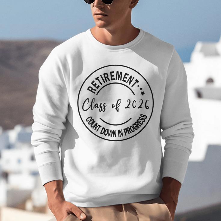 Retirement Class Of 2026 Count Down Progress Retired Teacher Unisex Sweatshirt, funny gift