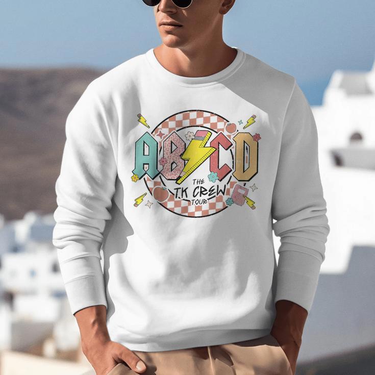 Retro ABCD Transitional Kindergarten Teacher Tour TK Teacher Unisex Sweatshirt, funny gift Retro ABCD Transitional Kindergarten Teacher Tour TK Teacher Unisex Sweatshirt, funny gift