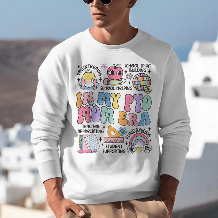 Retro In My PTO Mom Era Parent Organization Team Teacher Unisex Sweatshirt, funny gift Retro In My PTO Mom Era Parent Organization Team Teacher Unisex Sweatshirt, funny gift