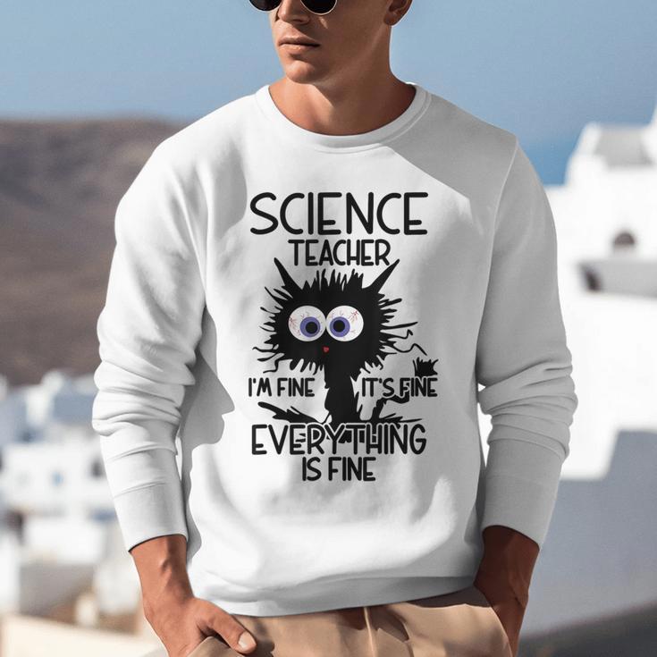 Science Teacher Appreciation Merch -Adults -Youth Grey Classic Fit Modern Science Theme Cartoon Unisex Sweatshirt, Science Teacher Sweatshirts, funny gift Science Teacher Appreciation Merch -Adults -Youth Grey Classic Fit Modern Science Theme Cartoon Unisex Sweatshirt, Science Teacher Sweatshirts, funny gift