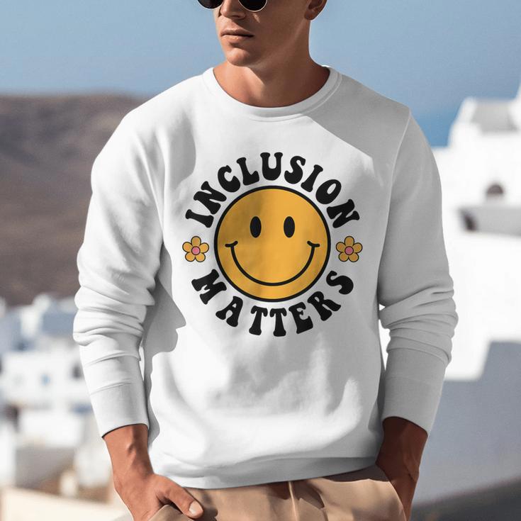 Special Education Teacher Autism Awareness Inclusion Matters Unisex Sweatshirt, funny gift Special Education Teacher Autism Awareness Inclusion Matters Unisex Sweatshirt, funny gift