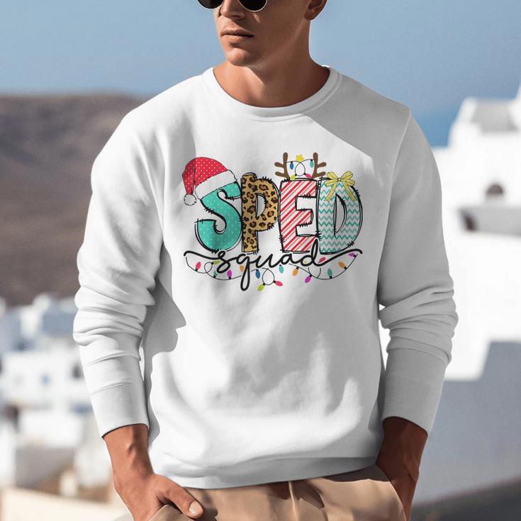SPED Squad Special Education Teacher Autism Christmas Women Unisex Sweatshirt, funny gift SPED Squad Special Education Teacher Autism Christmas Women Unisex Sweatshirt, funny gift
