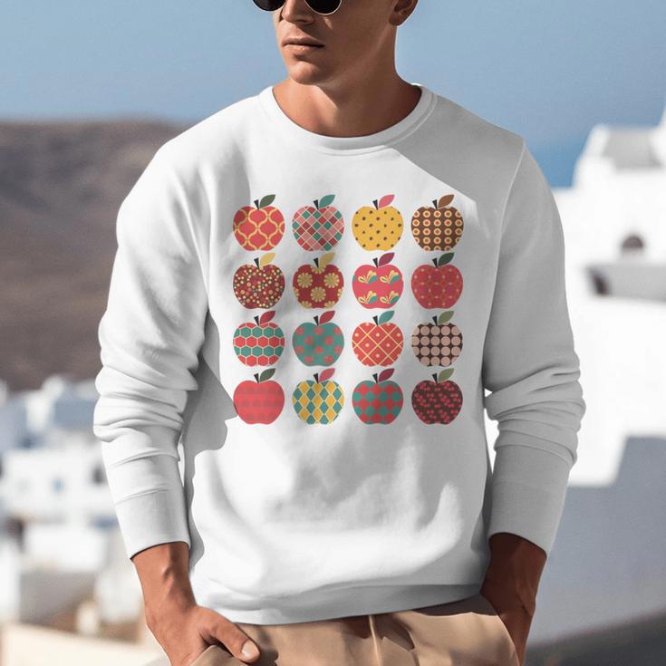 Teacher Apple Back To School Art For School Supplies Unisex Sweatshirt, funny gift Teacher Apple Back To School Art For School Supplies Unisex Sweatshirt, funny gift