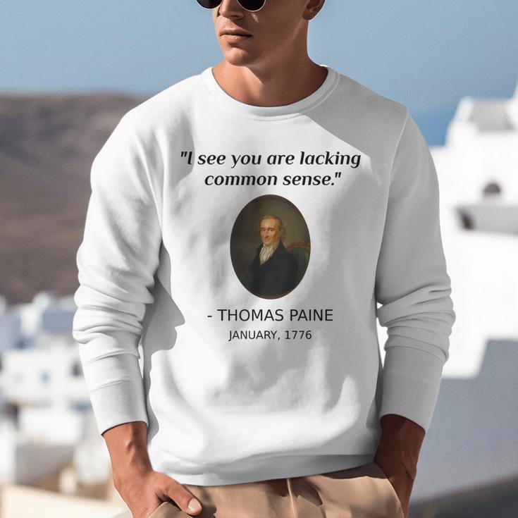 Thomas Paine Common Sense USA History Teacher Student Unisex Sweatshirt, History Teacher Sweatshirts, funny gift Thomas Paine Common Sense USA History Teacher Student Unisex Sweatshirt, History Teacher Sweatshirts, funny gift