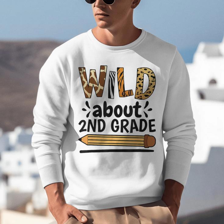 Wild About 2Nd Grade School Grade Teacher Unisex Sweatshirt, 2nd Grade Teacher Sweatshirts, funny gift Wild About 2Nd Grade School Grade Teacher Unisex Sweatshirt, 2nd Grade Teacher Sweatshirts, funny gift