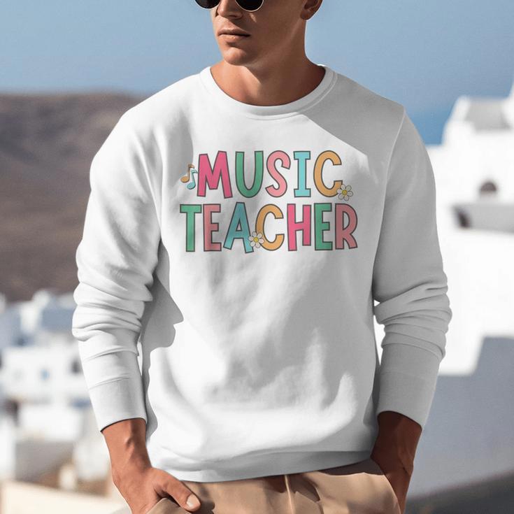 Women Music Teacher First Day Of School Elementary School Unisex Sweatshirt, funny gift