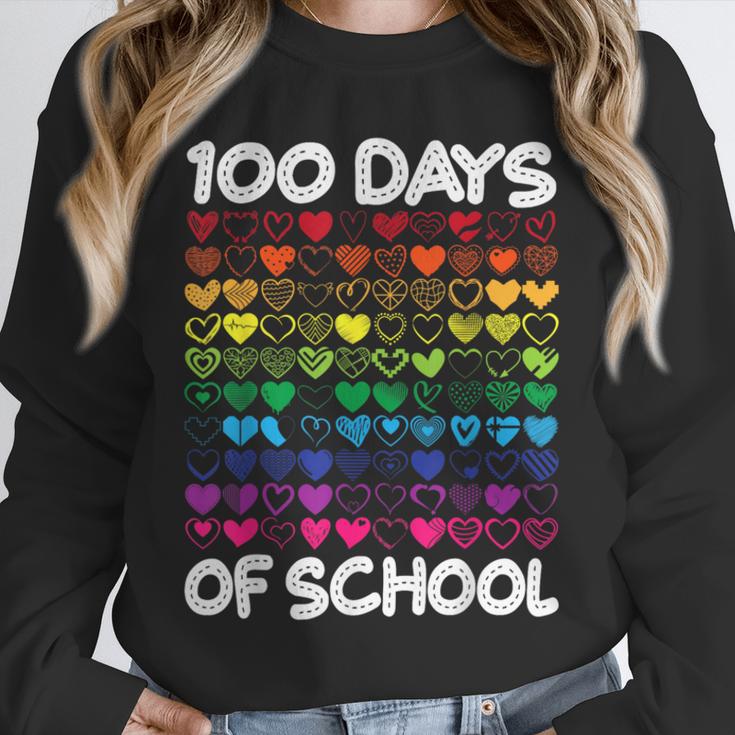 100 Days Of School Heart Love Teacher Or Student 100th Day Unisex Sweatshirt, novelty gifts, funny gifts 100 Days Of School Heart Love Teacher Or Student 100th Day Unisex Sweatshirt, novelty gifts, funny gifts