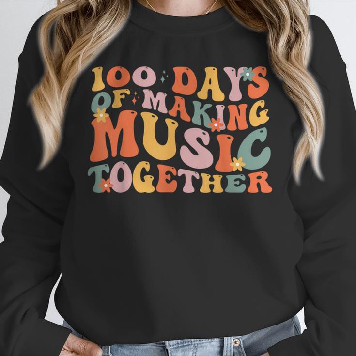 100 Days Of School Music Teacher Unisex Sweatshirt, novelty gifts, funny gifts 100 Days Of School Music Teacher Unisex Sweatshirt, novelty gifts, funny gifts