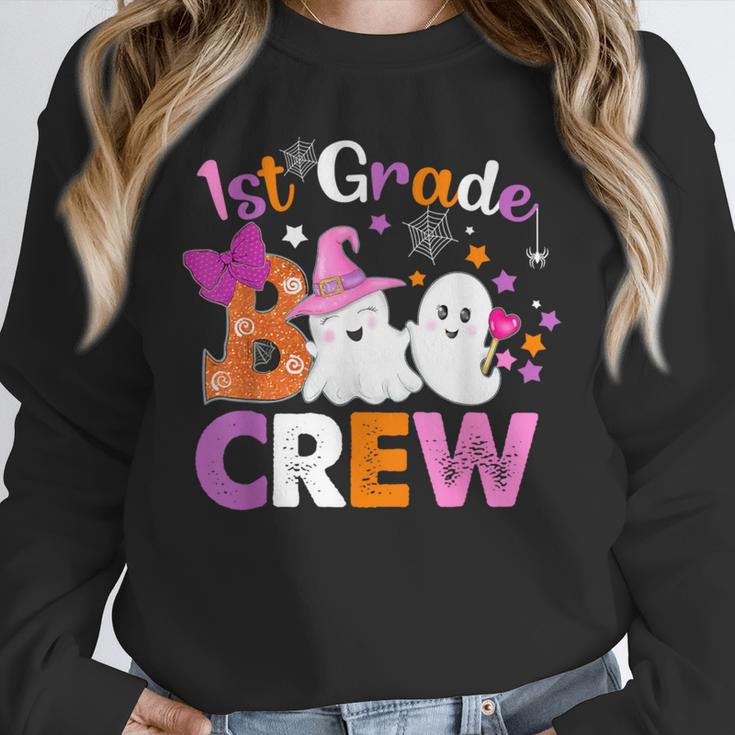 1st Grade Boo Crew First Grade Halloween Costume Teacher Kid Unisex Sweatshirt, novelty gifts, funny gifts 1st Grade Boo Crew First Grade Halloween Costume Teacher Kid Unisex Sweatshirt, novelty gifts, funny gifts