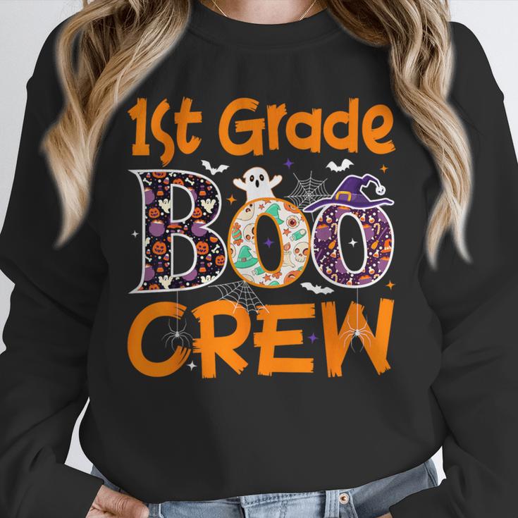 1st Grade Boo Crew First Grade Halloween Teacher Unisex Sweatshirt, novelty gifts, funny gifts 1st Grade Boo Crew First Grade Halloween Teacher Unisex Sweatshirt, novelty gifts, funny gifts