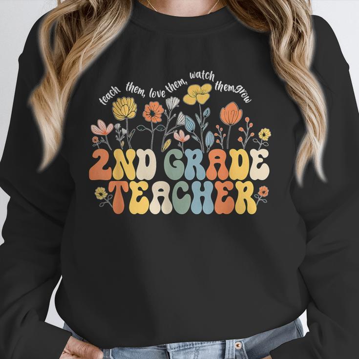 2nd Second Grade Teacher Appreciation Teaching Wildflowers Unisex Sweatshirt, novelty gifts, funny gifts 2nd Second Grade Teacher Appreciation Teaching Wildflowers Unisex Sweatshirt, novelty gifts, funny gifts
