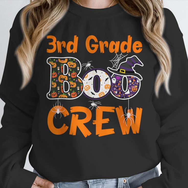 3rd Grade Boo Crew Halloween Teachers Students Costume Unisex Sweatshirt, novelty gifts, funny gifts