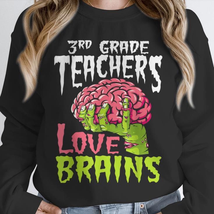 3rd Grade Teachers Love Brains Zombie Teacher Halloween Unisex Sweatshirt, novelty gifts, funny gifts 3rd Grade Teachers Love Brains Zombie Teacher Halloween Unisex Sweatshirt, novelty gifts, funny gifts