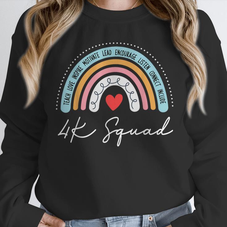 4K Squad Crew Team Teacher Kindergarten Kinder Elementary Unisex Sweatshirt, novelty gifts, funny gifts 4K Squad Crew Team Teacher Kindergarten Kinder Elementary Unisex Sweatshirt, novelty gifts, funny gifts