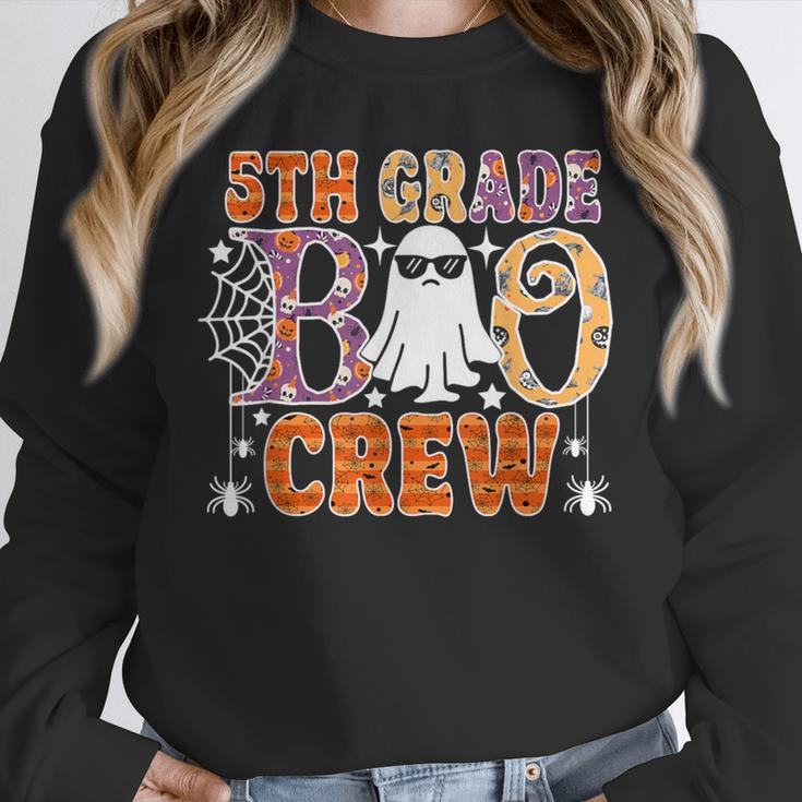 5th Grade Boo Crew Halloween Teachers Students Unisex Sweatshirt, novelty gifts, funny gifts