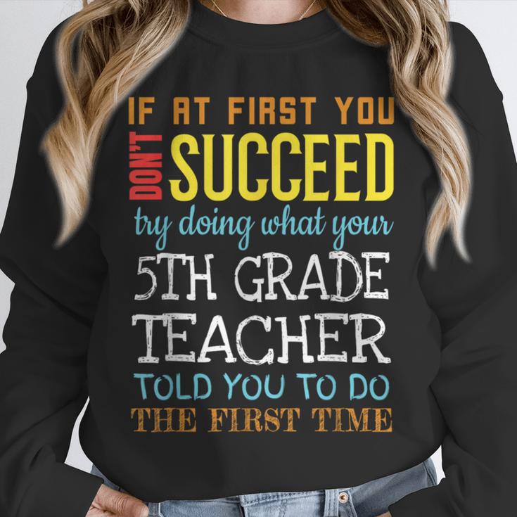 5th Grade Teacher Appreciation Unisex Sweatshirt, novelty gifts, funny gifts