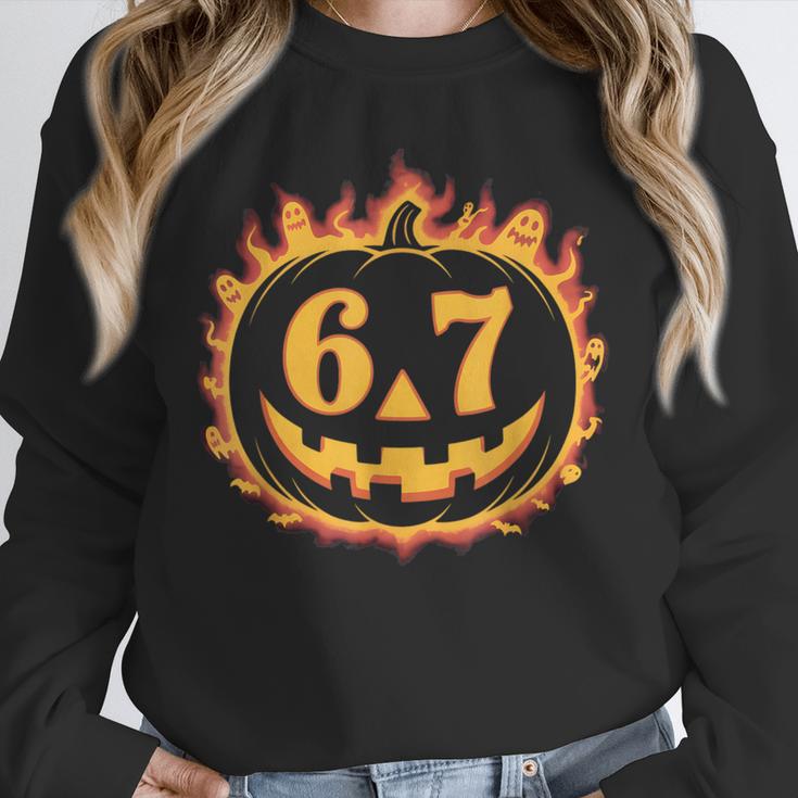 6 7 Meme Halloween Pumpkin Costume For Student Teacher Unisex Sweatshirt, novelty gifts, funny gifts 6 7 Meme Halloween Pumpkin Costume For Student Teacher Unisex Sweatshirt, novelty gifts, funny gifts