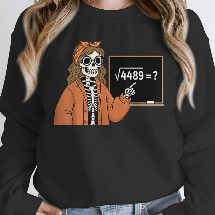 67 Math Teacher Skeleton Halloween Root 4489 Messy Bun Women Unisex Sweatshirt, novelty gifts, funny gifts 67 Math Teacher Skeleton Halloween Root 4489 Messy Bun Women Unisex Sweatshirt, novelty gifts, funny gifts
