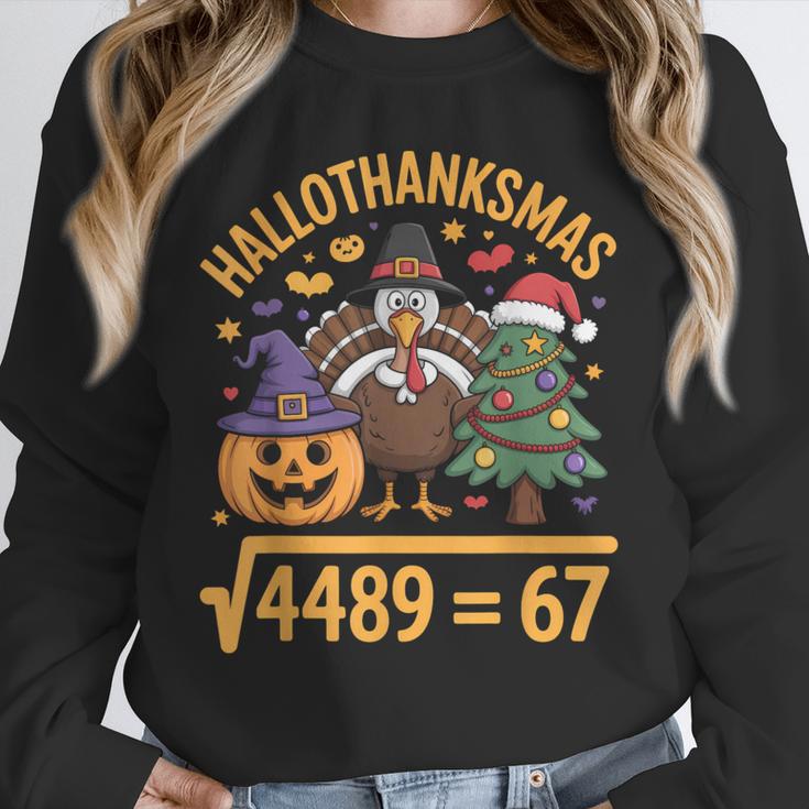 67 Meme Math Teacher Root 4489 Hallothanksmas Six Seven Unisex Sweatshirt, novelty gifts, funny gifts