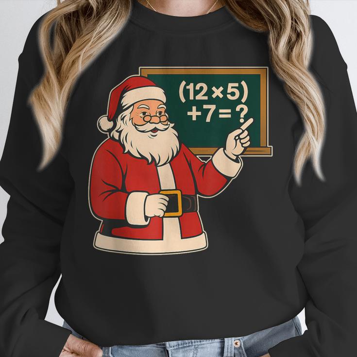 67 Teacher Christmas Santa Six Seven Meme Brainrot Math Joke Unisex Sweatshirt, novelty gifts, funny gifts
