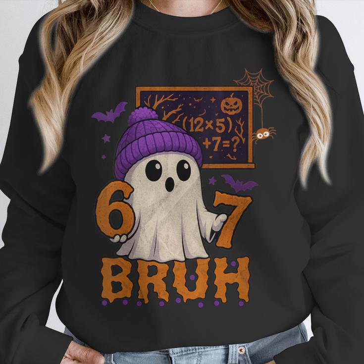 67 Teacher Halloween Ghost Six Seven Meme Math Equation Bruh Unisex Sweatshirt, novelty gifts, funny gifts 67 Teacher Halloween Ghost Six Seven Meme Math Equation Bruh Unisex Sweatshirt, novelty gifts, funny gifts