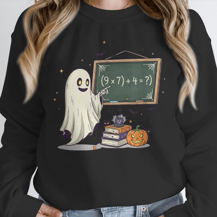 67 Teacher Halloween Ghost Six Seven Meme Math Joke Unisex Sweatshirt, novelty gifts, funny gifts
