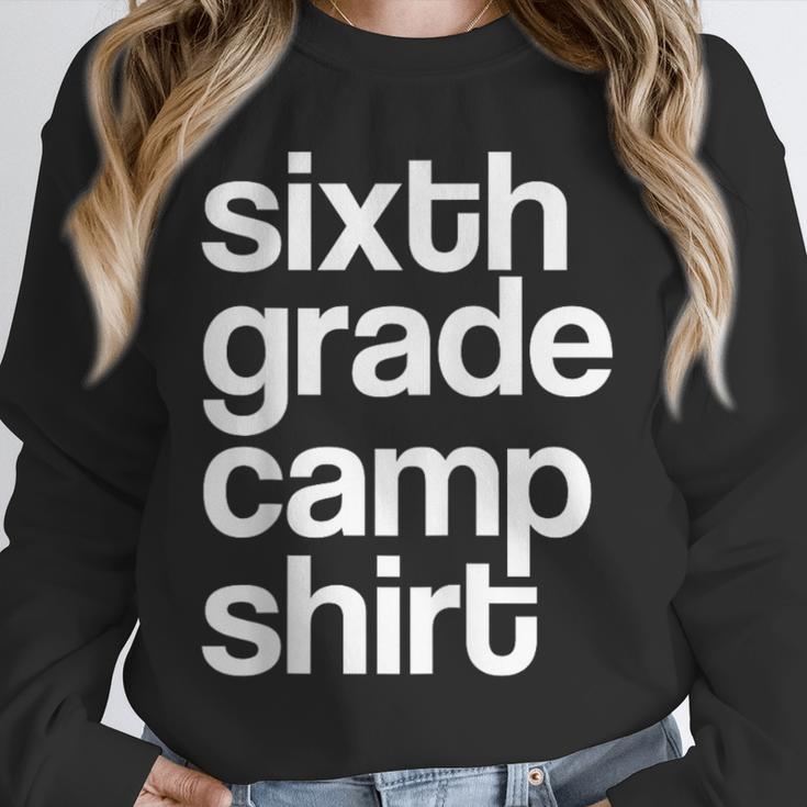 6th Sixth Grade Camp Counselor Camper Teacher Chaperone Unisex Sweatshirt, novelty gifts, funny gifts 6th Sixth Grade Camp Counselor Camper Teacher Chaperone Unisex Sweatshirt, novelty gifts, funny gifts