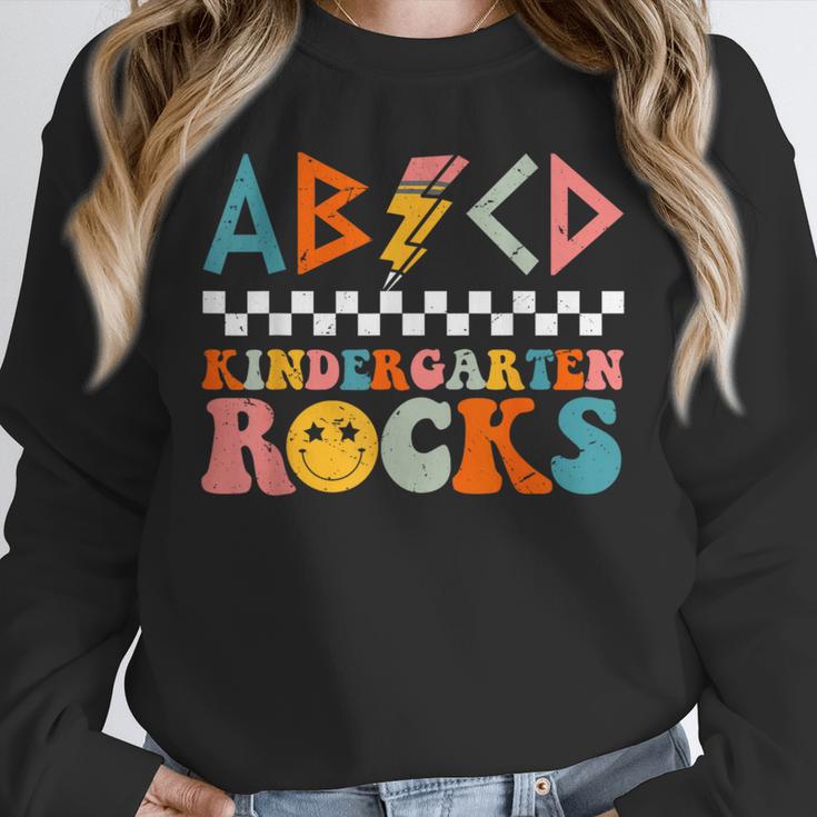ABCD Kindergarten Rocks Back To School Teacher Kindergarten Unisex Sweatshirt, novelty gifts, funny gifts