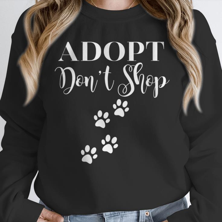 Adopt Animals Don't Shop For Them Unisex Sweatshirt, novelty gifts, funny gifts