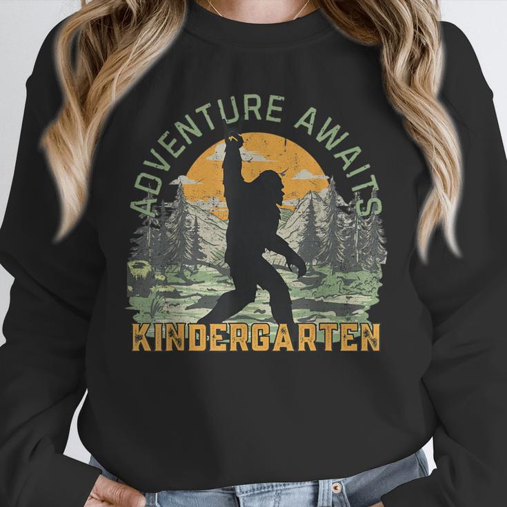 Adventure Awaits Bigfoot Teacher Kindergarten Back To School Unisex Sweatshirt, novelty gifts, funny gifts Adventure Awaits Bigfoot Teacher Kindergarten Back To School Unisex Sweatshirt, novelty gifts, funny gifts