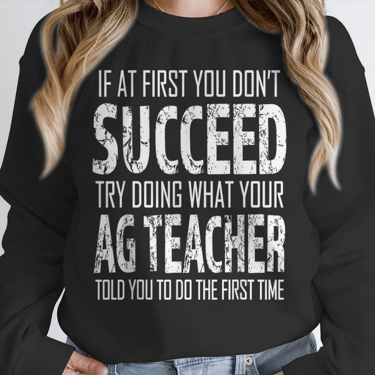 AG Teacher Shirt If At First You Don't Succeed Agriculture Unisex Sweatshirt, novelty gifts, funny gifts AG Teacher Shirt If At First You Don't Succeed Agriculture Unisex Sweatshirt, novelty gifts, funny gifts
