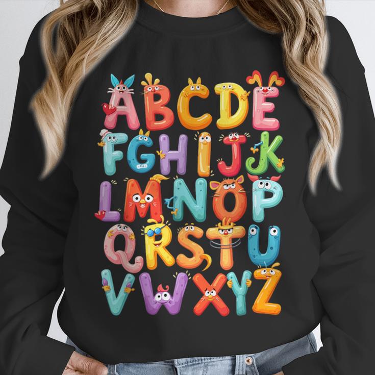 Alphabet A-Z ABC Kids Back To School Pre K Teachers Unisex Sweatshirt, novelty gifts, funny gifts Alphabet A-Z ABC Kids Back To School Pre K Teachers Unisex Sweatshirt, novelty gifts, funny gifts