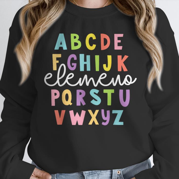Alphabet ABC Elemeno Teacher Student Back To School Unisex Sweatshirt, novelty gifts, funny gifts