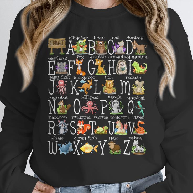 Alphabet Animals Back To School Pre-K Kindergarten Teacher Unisex Sweatshirt, novelty gifts, funny gifts Alphabet Animals Back To School Pre-K Kindergarten Teacher Unisex Sweatshirt, novelty gifts, funny gifts