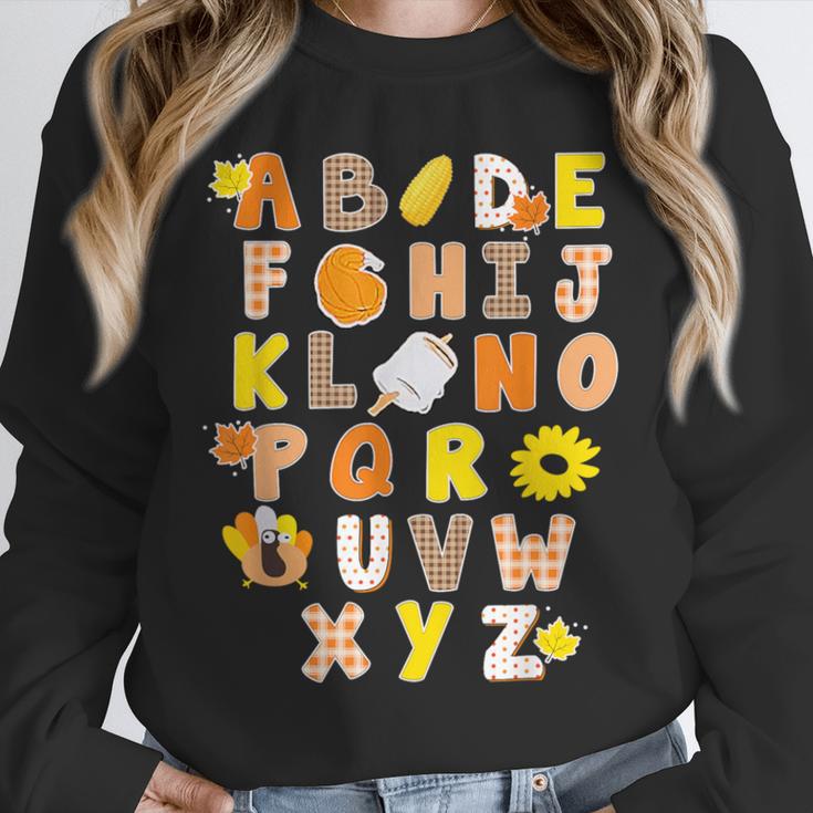Alphabet Turkey Thanksgiving Costume Preschool Teacher Men Women Unisex Sweatshirt, novelty gifts, funny gifts Alphabet Turkey Thanksgiving Costume Preschool Teacher Men Women Unisex Sweatshirt, novelty gifts, funny gifts