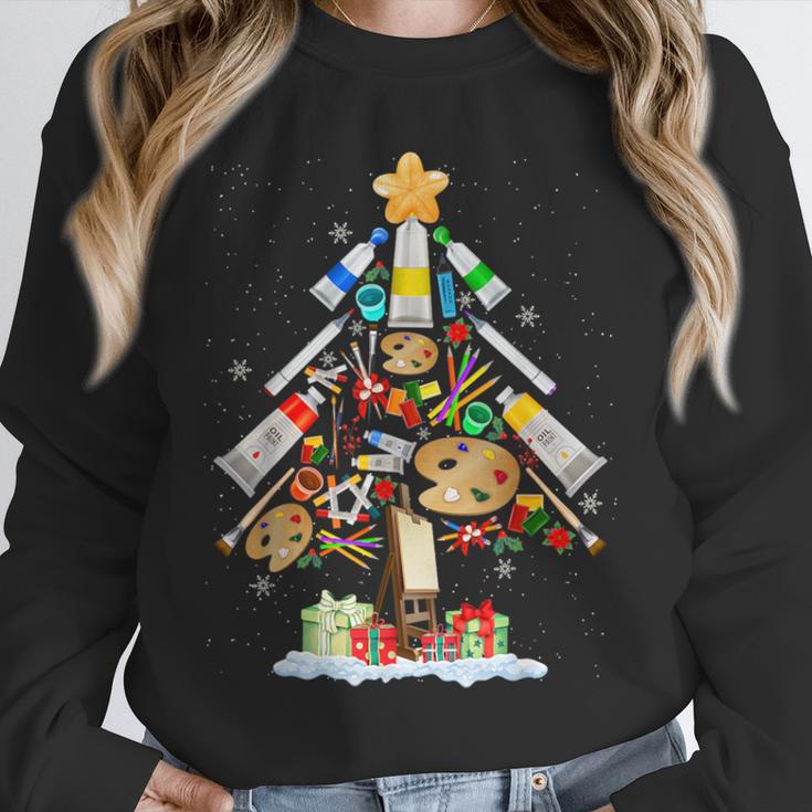 Art Christmas Tree Merry Christmas Artist Art Teacher Unisex Sweatshirt, novelty gifts, funny gifts Art Christmas Tree Merry Christmas Artist Art Teacher Unisex Sweatshirt, novelty gifts, funny gifts