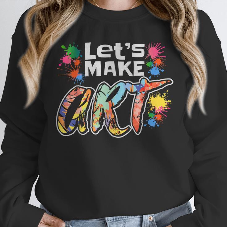 Lets Make Art Colerful Artists Painter Art Teacher Men Women Girls Kids Unisex Sweatshirt, novelty gifts, funny gifts Lets Make Art Colerful Artists Painter Art Teacher Men Women Girls Kids Unisex Sweatshirt, novelty gifts, funny gifts