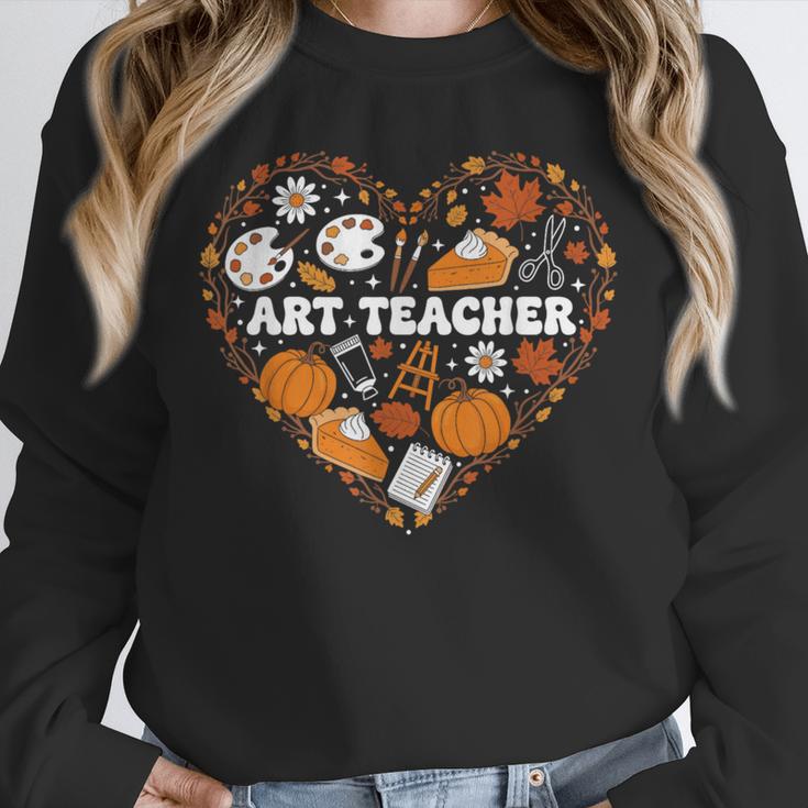 Art Teacher Heart Autumn Thanksgiving Kids Unisex Sweatshirt, novelty gifts, funny gifts Art Teacher Heart Autumn Thanksgiving Kids Unisex Sweatshirt, novelty gifts, funny gifts