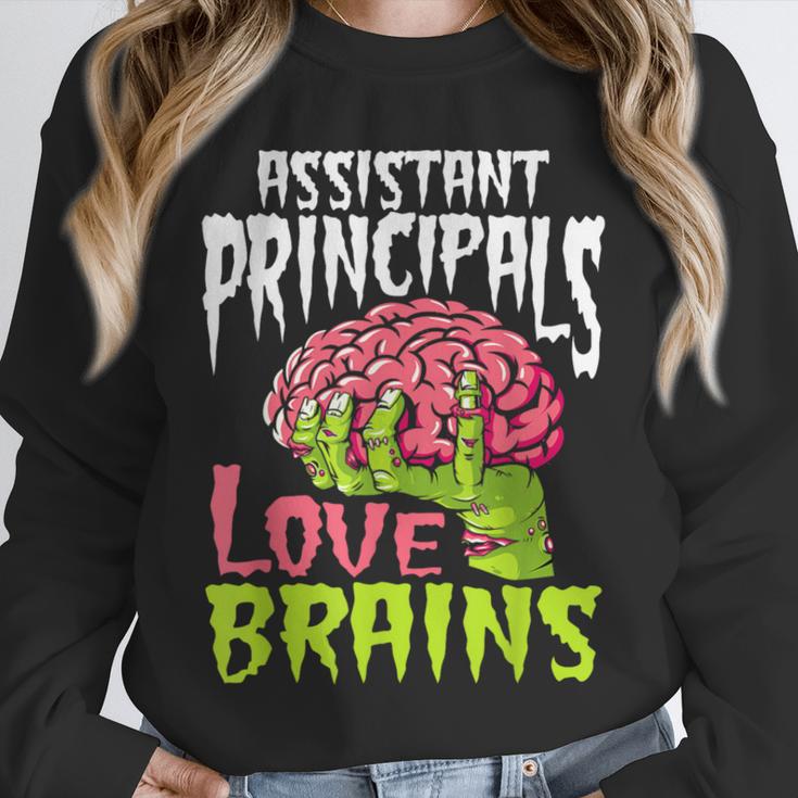 Assistant Principals Love Brains Zombie Teacher Halloween Unisex Sweatshirt, novelty gifts, funny gifts Assistant Principals Love Brains Zombie Teacher Halloween Unisex Sweatshirt, novelty gifts, funny gifts