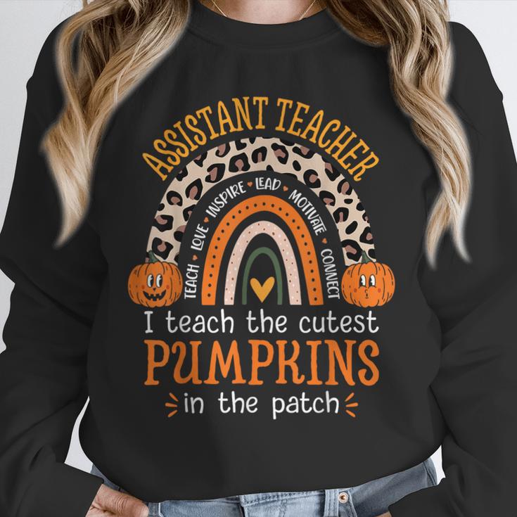 Assistant Teacher Rainbow Leopard Halloween Teacher Unisex Sweatshirt, novelty gifts, funny gifts Assistant Teacher Rainbow Leopard Halloween Teacher Unisex Sweatshirt, novelty gifts, funny gifts