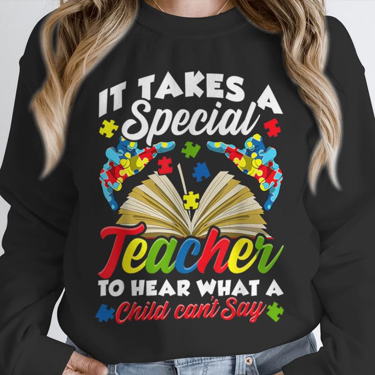 Autism Awareness Teacher Shirts It Takes A Special Teacher Unisex Sweatshirt, novelty gifts, funny gifts Autism Awareness Teacher Shirts It Takes A Special Teacher Unisex Sweatshirt, novelty gifts, funny gifts