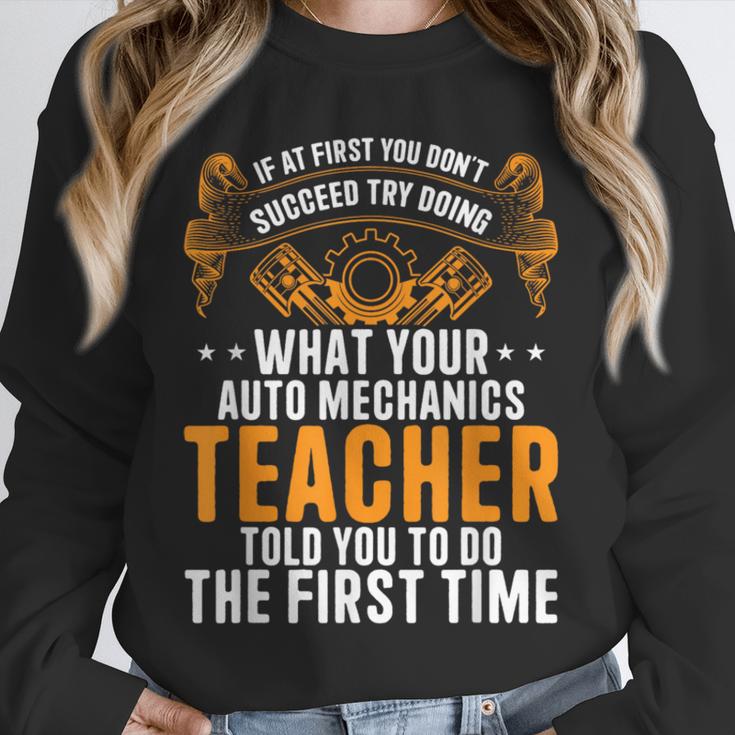 Auto Mechanic Teacher Car Repair Auto Mechanic Unisex Sweatshirt, novelty gifts, funny gifts
