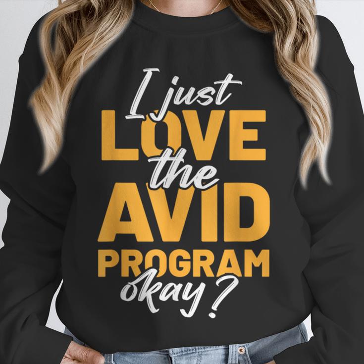 AVID Team Appreciation Essentials AVID Program Teacher Unisex Sweatshirt, novelty gifts, funny gifts