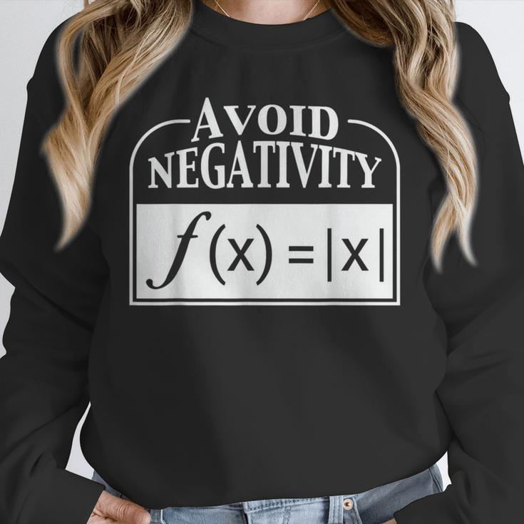 Avoid Negativity Math Teacher Unisex Sweatshirt, novelty gifts, funny gifts