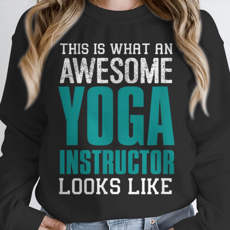 This Is What An Awesome Yoga Instructor Yoga Teacher Unisex Sweatshirt, novelty gifts, funny gifts This Is What An Awesome Yoga Instructor Yoga Teacher Unisex Sweatshirt, novelty gifts, funny gifts