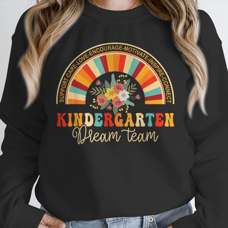 Back To School Kindergarten Dream Team Teacher Love Floral Unisex Sweatshirt, novelty gifts, funny gifts Back To School Kindergarten Dream Team Teacher Love Floral Unisex Sweatshirt, novelty gifts, funny gifts