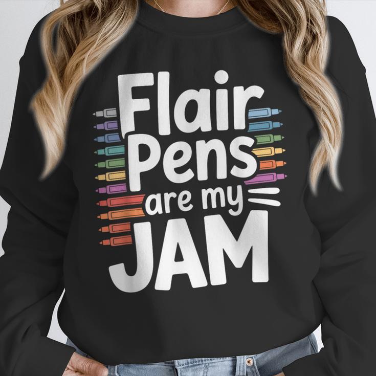 Back To School Teacher Flair Pens Are My Jam Unisex Sweatshirt, novelty gifts, funny gifts Back To School Teacher Flair Pens Are My Jam Unisex Sweatshirt, novelty gifts, funny gifts