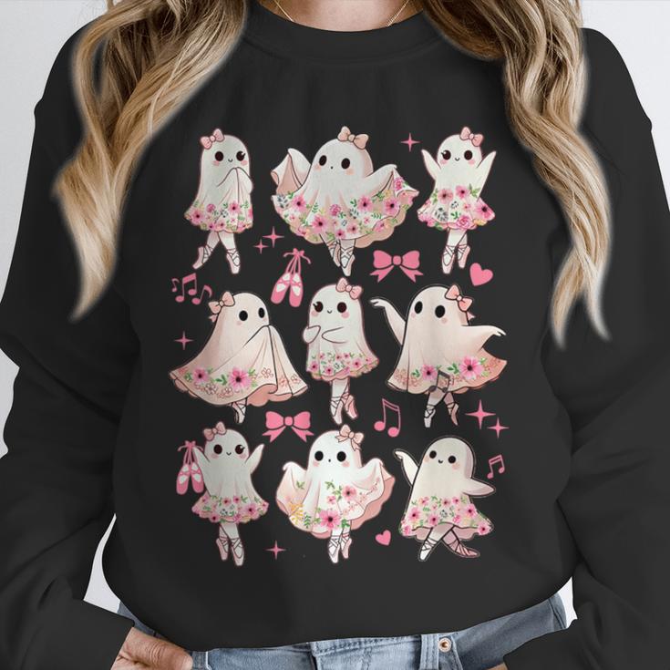 Ballet Ghost Ballet Dancer Spooky Dance Halloween Teacher Unisex Sweatshirt, novelty gifts, funny gifts Ballet Ghost Ballet Dancer Spooky Dance Halloween Teacher Unisex Sweatshirt, novelty gifts, funny gifts